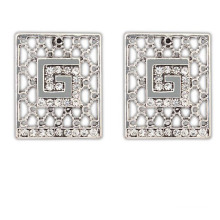 European fashion alloy hollow out jewelry earring